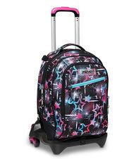 SEVEN LIQUID PAINT JACK Rucsac Troler detasabil, 3 roti pirablack - Rucsacuri cu role - 3