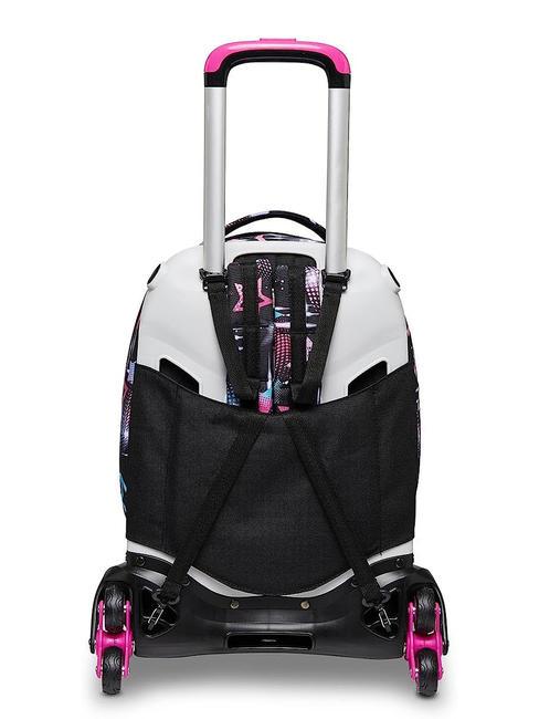 LIQUID PAINT JACK Rucsac Troler detasabil, 3 roti pirablack - Rucsacuri cu role