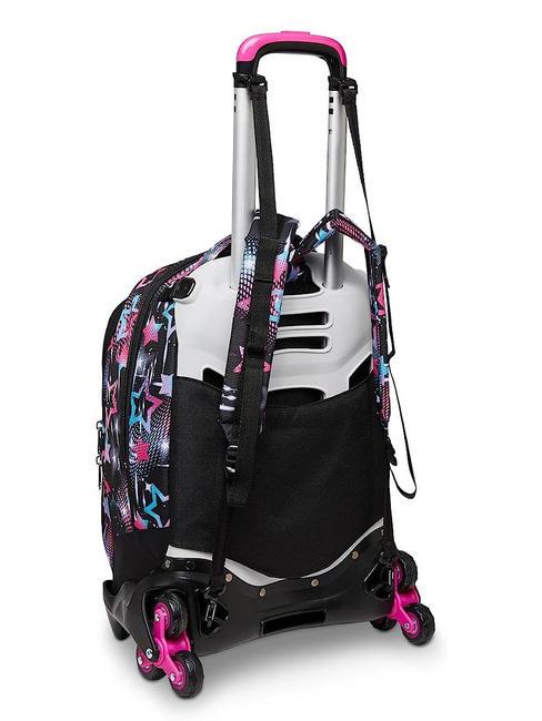 LIQUID PAINT JACK Rucsac Troler detasabil, 3 roti pirablack - Rucsacuri cu role