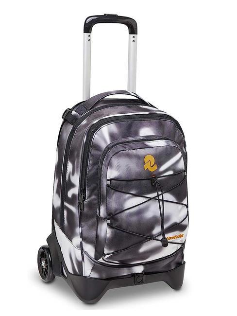 NEW PLUG FANTASY Rucsac Troler detasabil, 2 roti nuanta neagra - Rucsacuri cu role