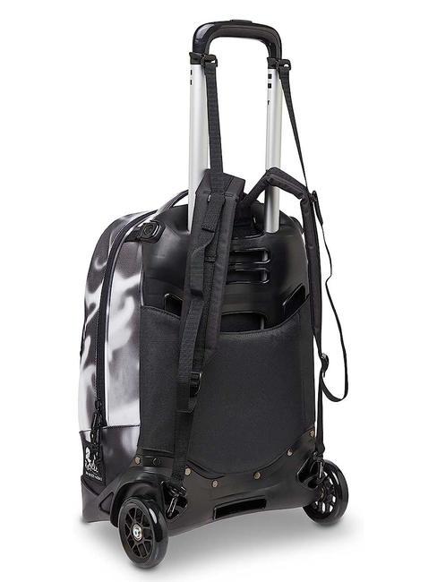 NEW PLUG FANTASY Rucsac Troler detasabil, 2 roti nuanta neagra - Rucsacuri cu role