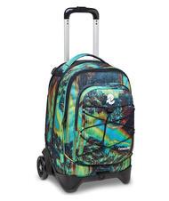 INVICTA NEW PLUG FANTASY Rucsac Troler detasabil, 2 roti albastru digital - Rucsacuri cu role - 3