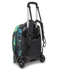INVICTA NEW PLUG FANTASY Rucsac Troler detasabil, 2 roti albastru digital - Rucsacuri cu role - 5