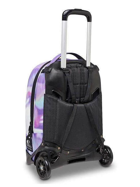NEW PLUG FANTASY Rucsac Troler detasabil, 2 roti nuanțe pastelate - Rucsacuri cu role