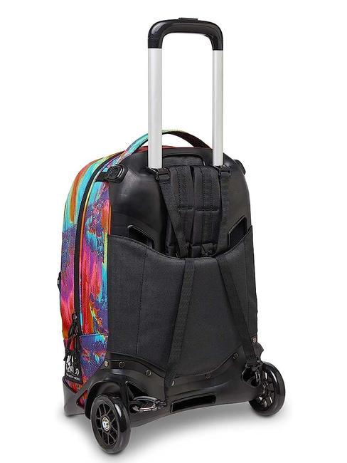 NEW PLUG FANTASY Rucsac Troler detasabil, 2 roti digital multicolor - Rucsacuri cu role