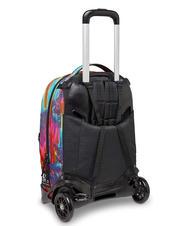 INVICTA NEW PLUG FANTASY Rucsac Troler detasabil, 2 roti digital multicolor - Rucsacuri cu role - 4