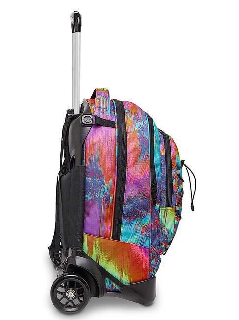 NEW PLUG FANTASY Rucsac Troler detasabil, 2 roti digital multicolor - Rucsacuri cu role