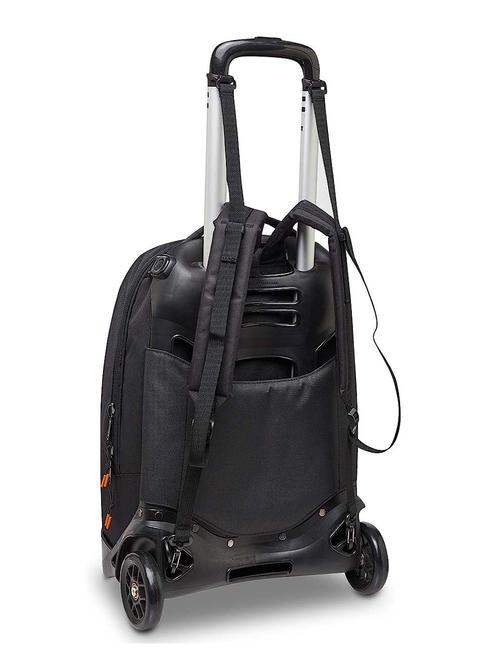 NEW PLUG LOGO Rucsac Troler detasabil, 2 roti negru - Rucsacuri cu role