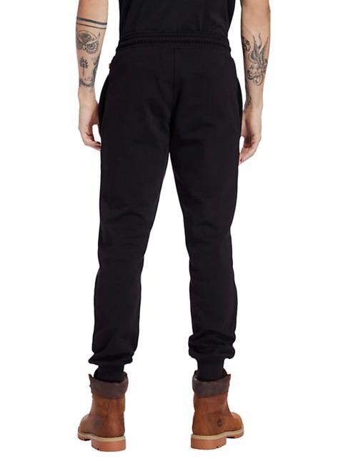 LINEAR LOGO REGULAR Joggeri cizmă neagră/gr&acirc;u - Costume sport pentru bărbați