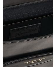 THE BRIDGE BETTINA Geanta mini de umar, din piele Negru de aur - Genți femei - 4