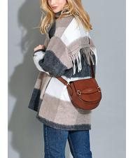 THE BRIDGE BETTINA Geanta mini de umar, din piele Negru de aur - Genți femei - 5