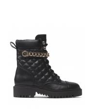GUESS CAMPIONARIO - ODYSSE Cizme de lupta matlasate cu lant BLACK - Pantofi femei - 3