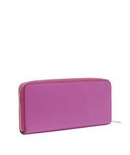 FURLA CAMELIA Portofel mare cu fermoar din piele violet - Portofele femei - 3