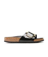 BIRKENSTOCK MADRID BIG BUCKLE Sandale din piele lacuita - Pantofi femei