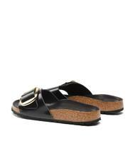 BIRKENSTOCK MADRID BIG BUCKLE Sandale din piele lacuita strălucește negru - Pantofi femei - 4