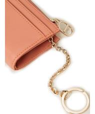TWINSET OVAL T Suport card breloc mousse roz - Portofele femei - 2