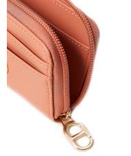 TWINSET OVAL T Suport card breloc mousse roz - Portofele femei - 3