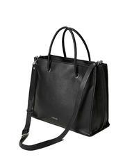 TWINSET LOGO EMBOSSED Geantă de m&acirc;nă cu curea de umăr negru - Genți femei - 3