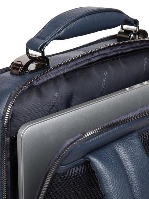 MODUS SPECIAL Rucsac din piele pentru PC15.6 " albastru - Rucsacuri pentru laptop