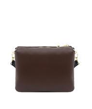 LESAC SIMONA Geantă de umăr din piele Tris dollar moca - Genți femei - 3