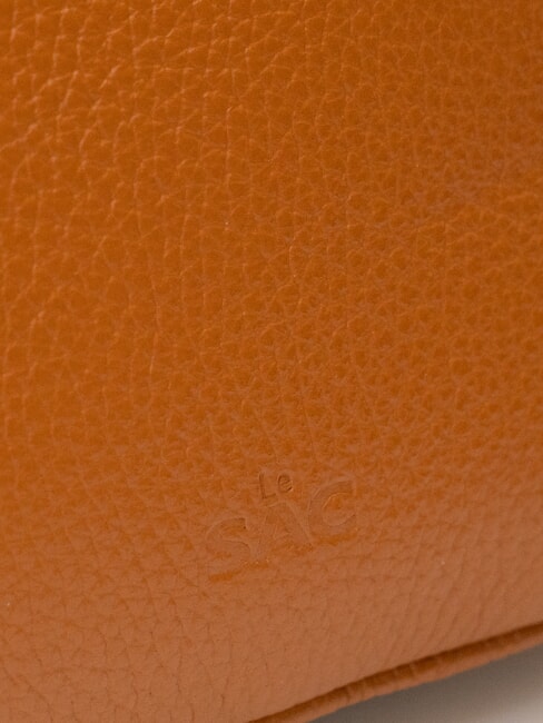 LUCIA Geantă dublă de umăr Dollar din piele piele închisă la culoare - Genți femei