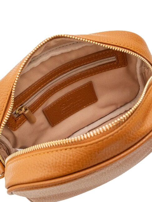 LUCIA Geantă dublă de umăr Dollar din piele piele închisă la culoare - Genți femei