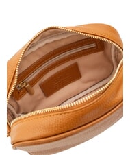 LESAC LUCIA Geantă dublă de umăr Dollar din piele piele închisă la culoare - Genți femei - 7