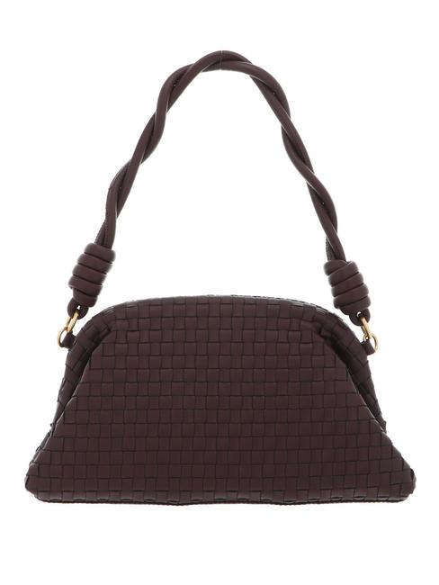 LISBET Geantă clutch țesătă mahon - Genți femei