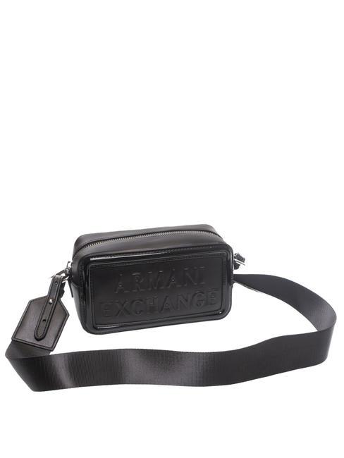 EMBOSSED Geanta de umar pentru camera negru - Genți femei