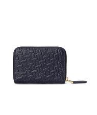RALPH LAUREN LOGO EMBOSSED Portofel mic din piele cu fermoar bleumarin8 - Portofele femei - 3