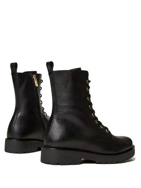 URBAN Cizme de lupta din piele negru - Pantofi femei