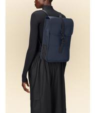 RAINS BACKPACK MINI Rucsac impermeabil marina - Rucsacuri pentru școală și timp liber - 4
