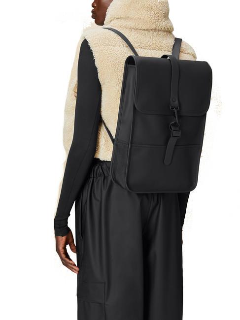 BACKPACK MINI Rucsac impermeabil negru - Rucsacuri pentru școală și timp liber