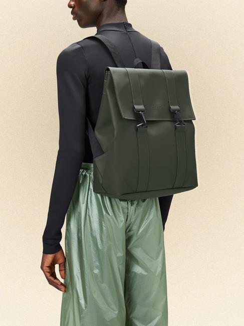 MSN BAG Rucsac City impermeabil verdeaţă - Rucsacuri pentru școală și timp liber