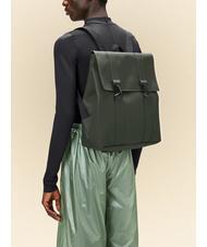 RAINS MSN BAG Rucsac City impermeabil verdeaţă - Rucsacuri pentru școală și timp liber - 4