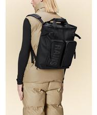 RAINS TEXEL TOTE Rucsac Geanta impermeabila negru - Rucsacuri pentru laptop - 7