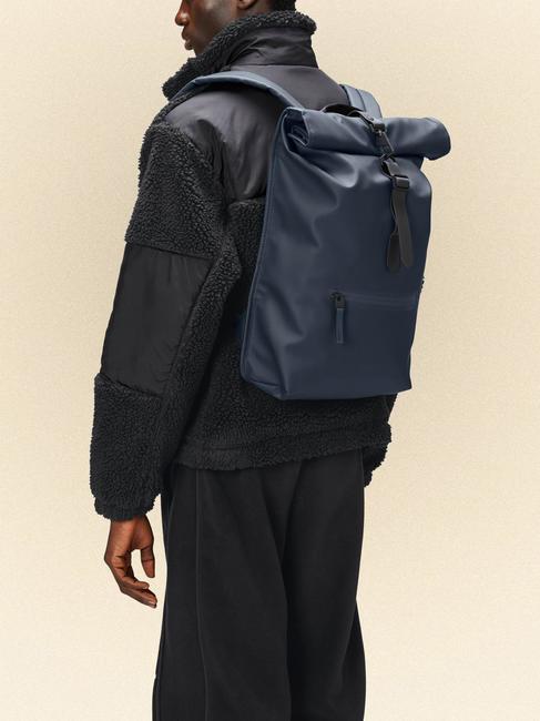 ROLLTOP RUCKSACK Rucsac mare impermeabil marina - Rucsacuri pentru școală și timp liber