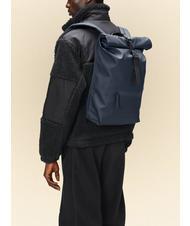 RAINS ROLLTOP RUCKSACK Rucsac mare impermeabil marina - Rucsacuri pentru școală și timp liber - 4