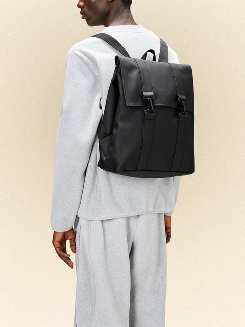 MSN BAG Rucsac City impermeabil negru - Rucsacuri pentru școală și timp liber