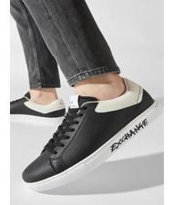 ARMANI EXCHANGE Sneaker pelle Adidași bla / ofwh - Pantofi femei - 7