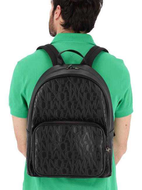 LOGO ALL OVER Rucsac pentru laptop 15,6" negru - Rucsacuri pentru laptop
