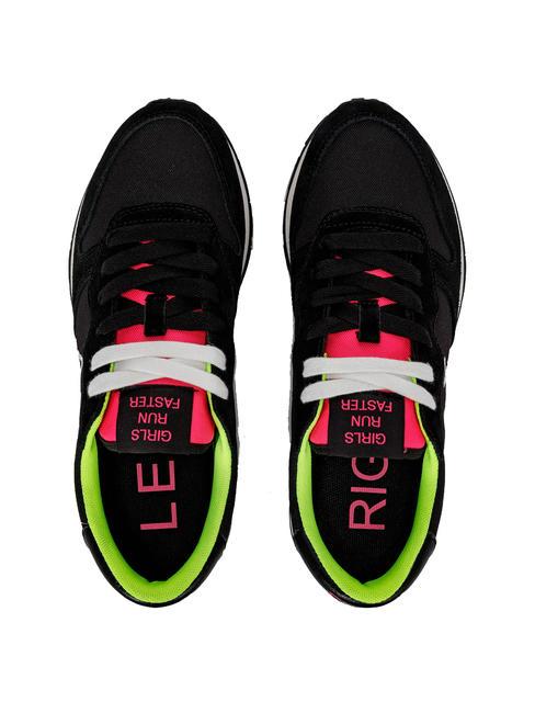 ALLY SOLID Adidași negru/galben fluorescent - Pantofi femei