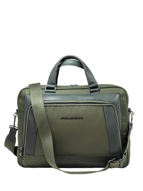 CAMPIONARIO - WALLABY Servietă pentru computer de 14". VERDE - Serviete birou