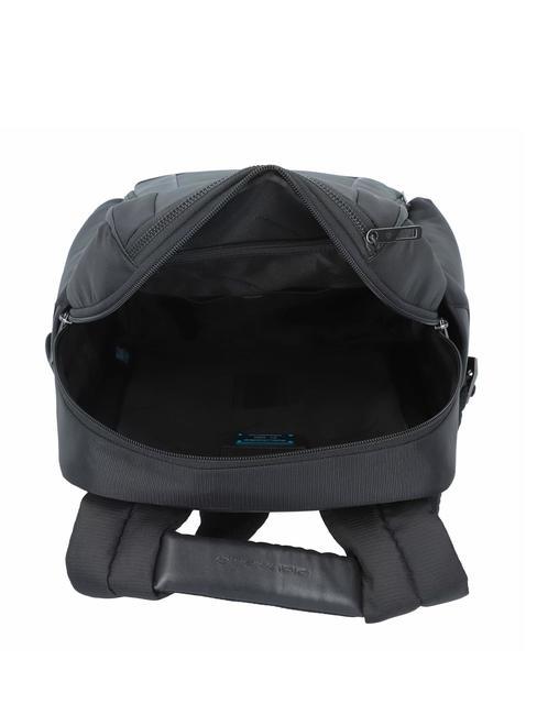 WALLABY Rucsac din piele și material textil, suport pentru pc de 14". negru - Rucsacuri pentru laptop
