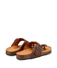 DOCKSTEPS VEGA 2284 Sandale tanga din piele cu catarama maro inchis - Pantofi bărbați - 4