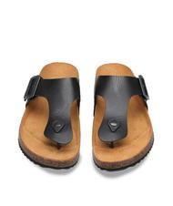 DOCKSTEPS VEGA 2284 Sandale tanga din piele cu catarama negru - Pantofi bărbați - 3