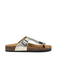 DOCKSTEPS VEGA 2290 Sandale flip flop din piele laminată platină - Pantofi femei - 2