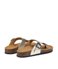 DOCKSTEPS VEGA 2290 Sandale flip flop din piele laminată platină - Pantofi femei - 4