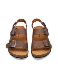 DOCKSTEPS VEGA 2288 Sandale franciscane din piele maro inchis - Pantofi bărbați - 3