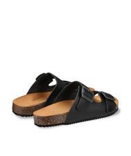 DOCKSTEPS VEGA 2286 Sandale din piele cu catarama dubla negru - Pantofi bărbați - 4